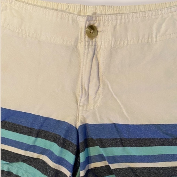 COLUMBIA Striped Cotton Shorts - Picture 3 of 7